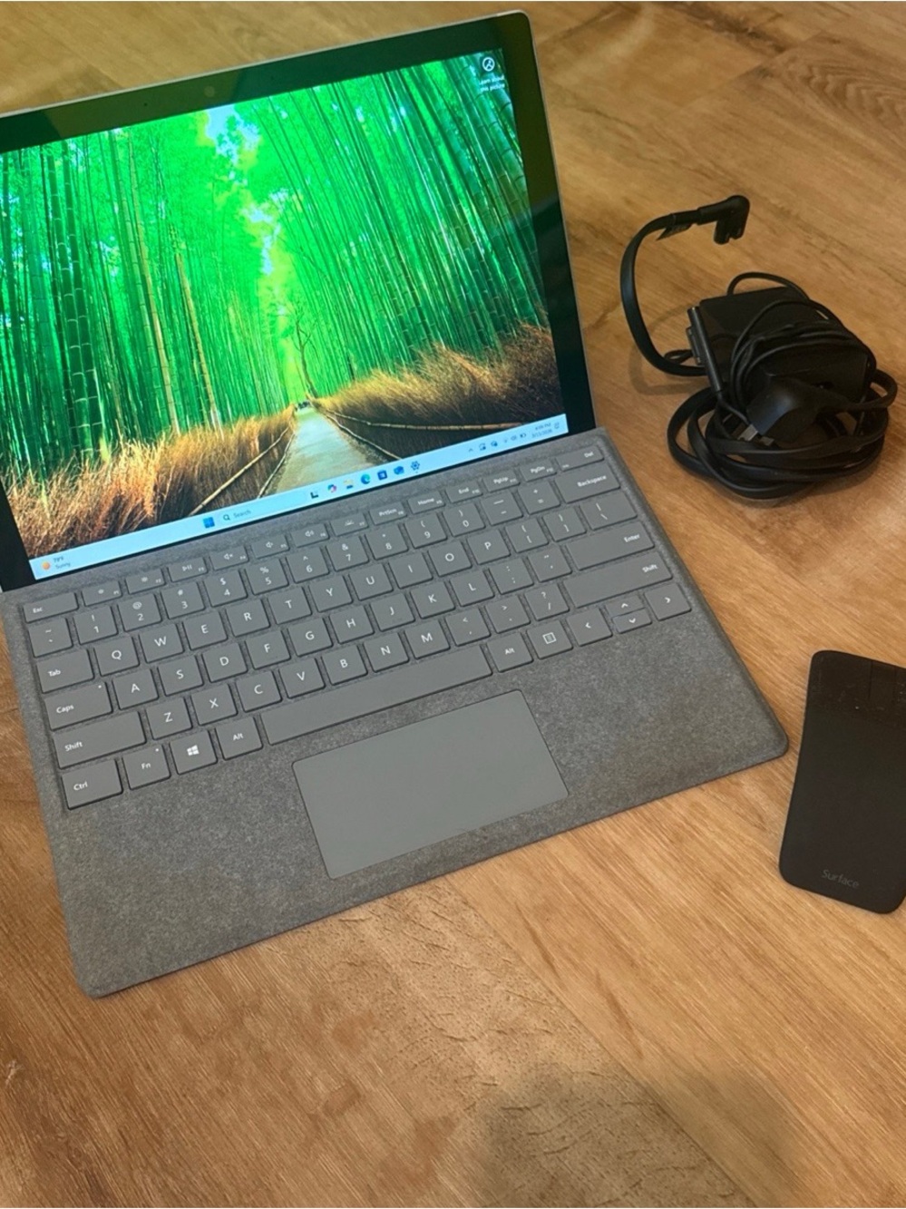 Microsoft Surface Pro 7+ Gray 12" i5 16GB RAM 256GB SSD Win 11 Mouse Keyboard C